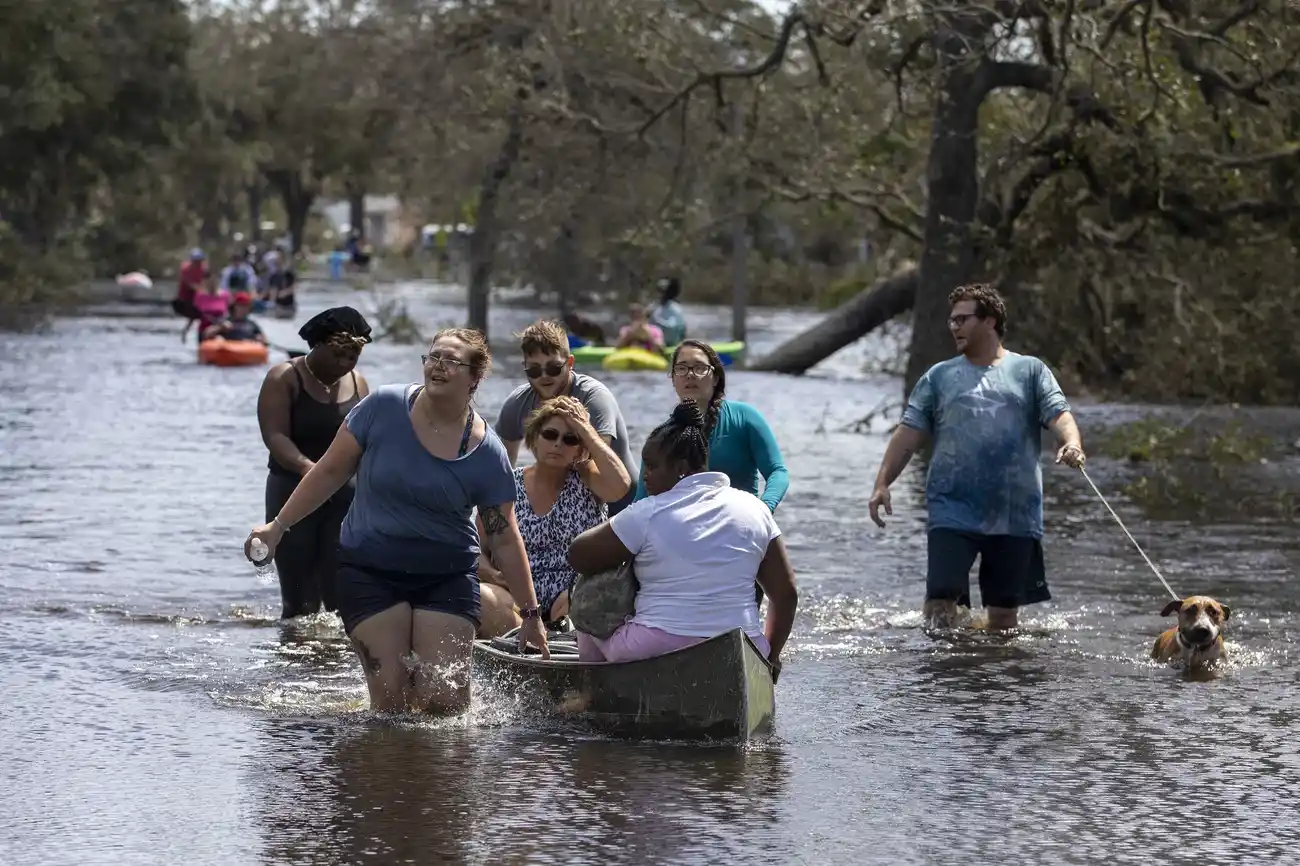 Hurricane damage in Florida