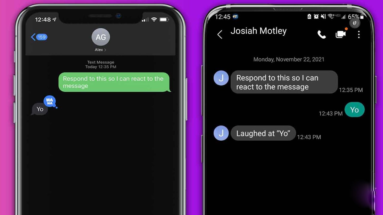 Google tests SMS message reactions from iPhones Reports