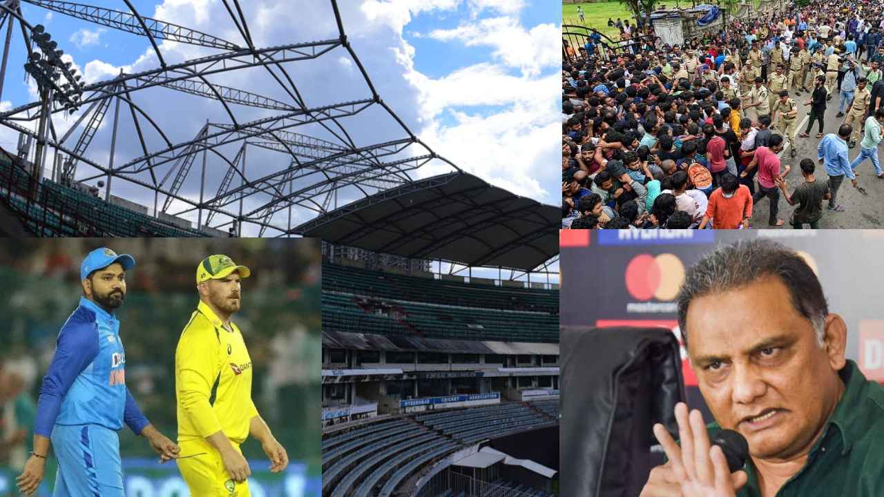 Hyderabad T20 Match : సీటింగ్ కెపాసిటీ 32వేలు.. మిగితా 13వేల టిక్కెట్లు ఏమయ్యాయ్? టిక్కెట్ల అమ్మకాల్లో అక్రమాలు? Hyderabad T20 Match : సీటింగ్ కెపాసిటీ 32వేలు.. మిగితా 13వేల టిక్కెట్లు ఏమయ్యాయ్? టిక్కెట్ల అమ్మకాల్లో అక్రమాలు?