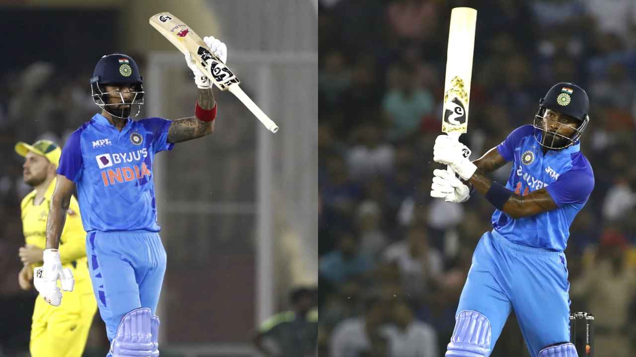 IndVsAus 1st T20I : చెలరేగిన రాహుల్, హార్ధిక్ పాండ్యా.. ఆస్ట్రేలియా ముందు బిగ్ టార్గెట్ IndVsAus 1st T20I : చెలరేగిన రాహుల్, హార్ధిక్ పాండ్యా.. ఆస్ట్రేలియా ముందు బిగ్ టార్గెట్
