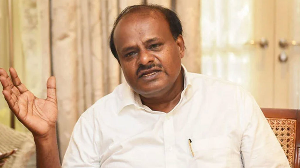 Kumaraswamy dare to challenge to ruling bjp for his political exit