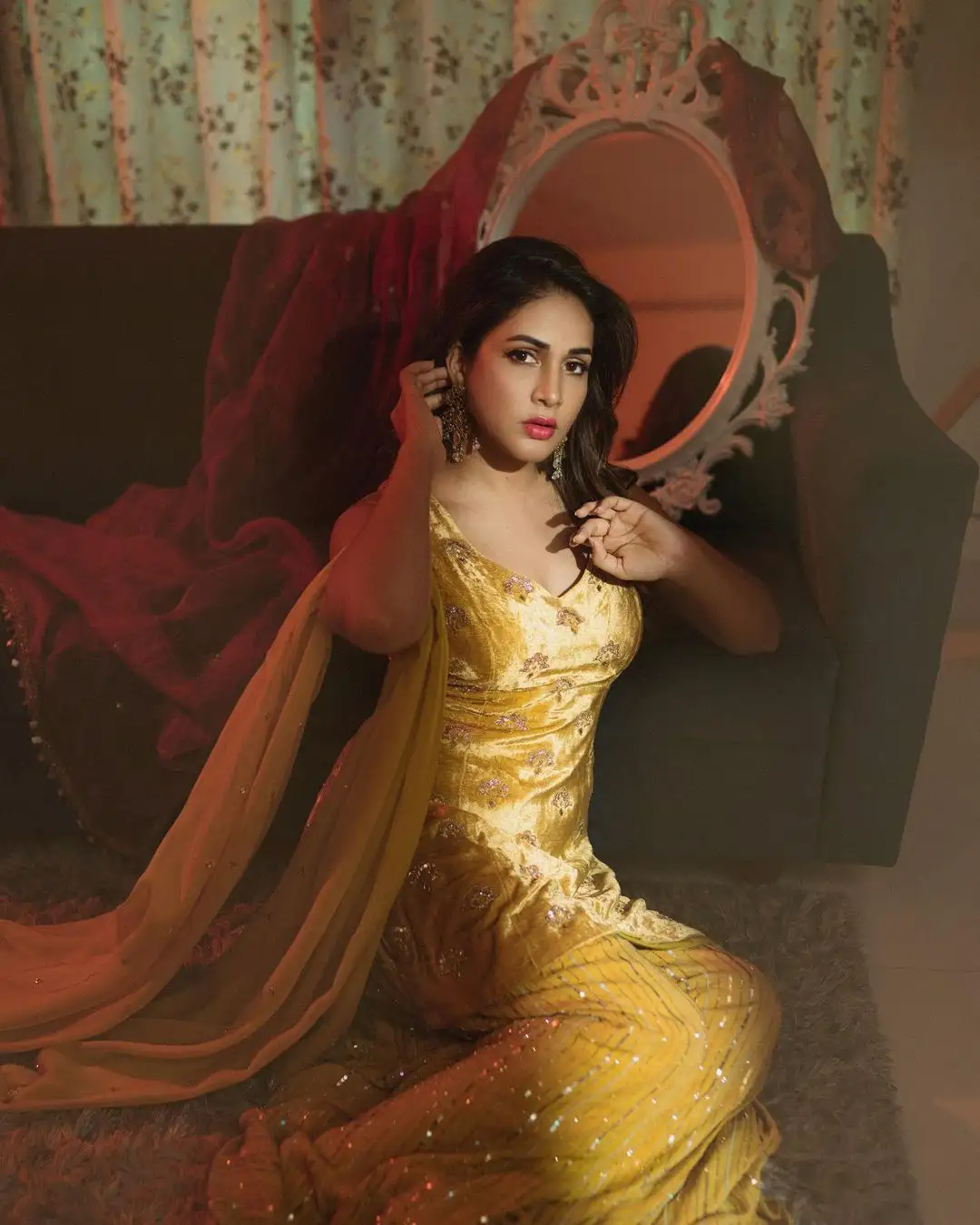 Lavanya Tripathi Sizzles In Yellow Dress