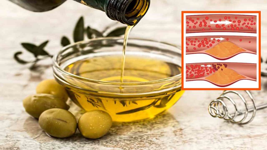 Olive oil helps reduce bad cholesterol