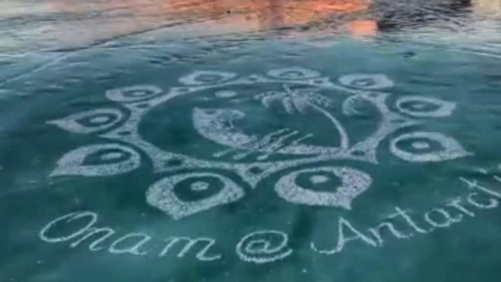 Onam At Antarctica