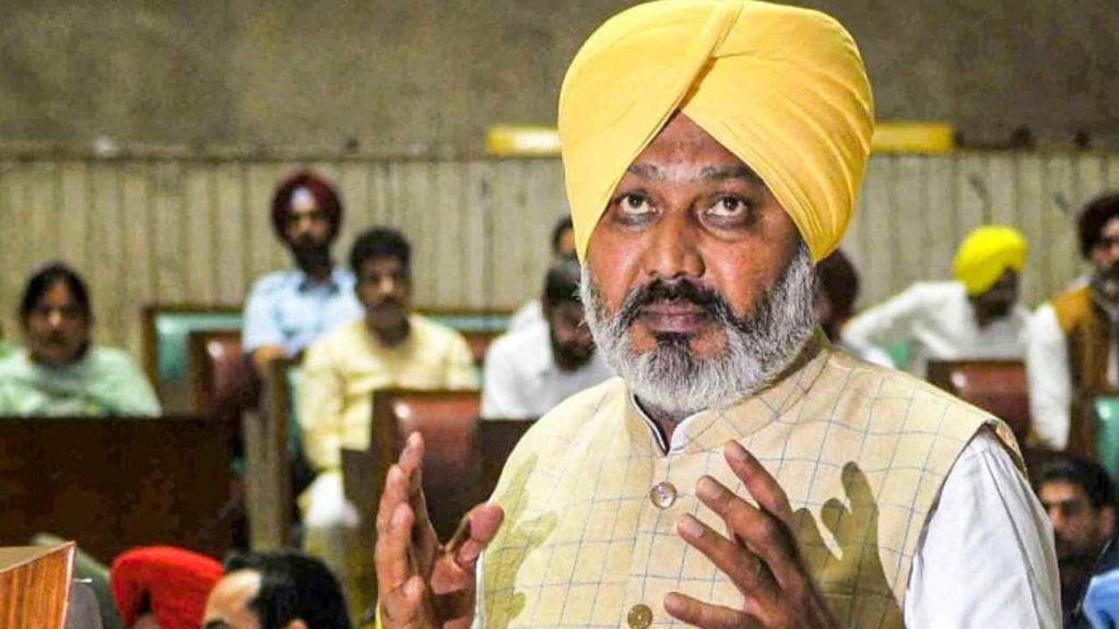 Punjab Finance Minister Harpal Singh Cheema