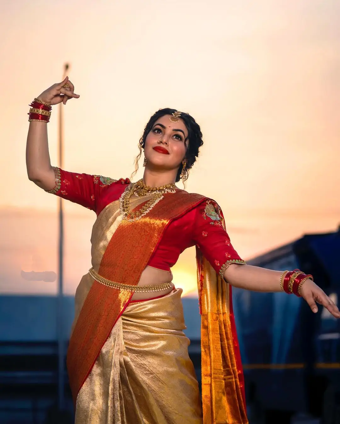Shamna Kasim photoshoot with Clasical Dance Poses