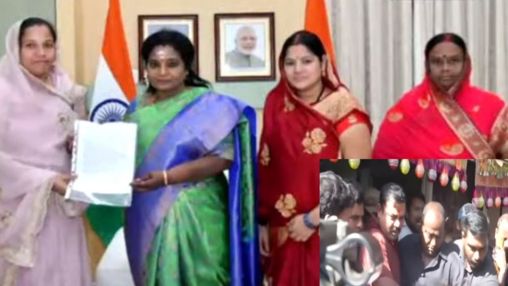 Rajasingh's Wife Meet Governor