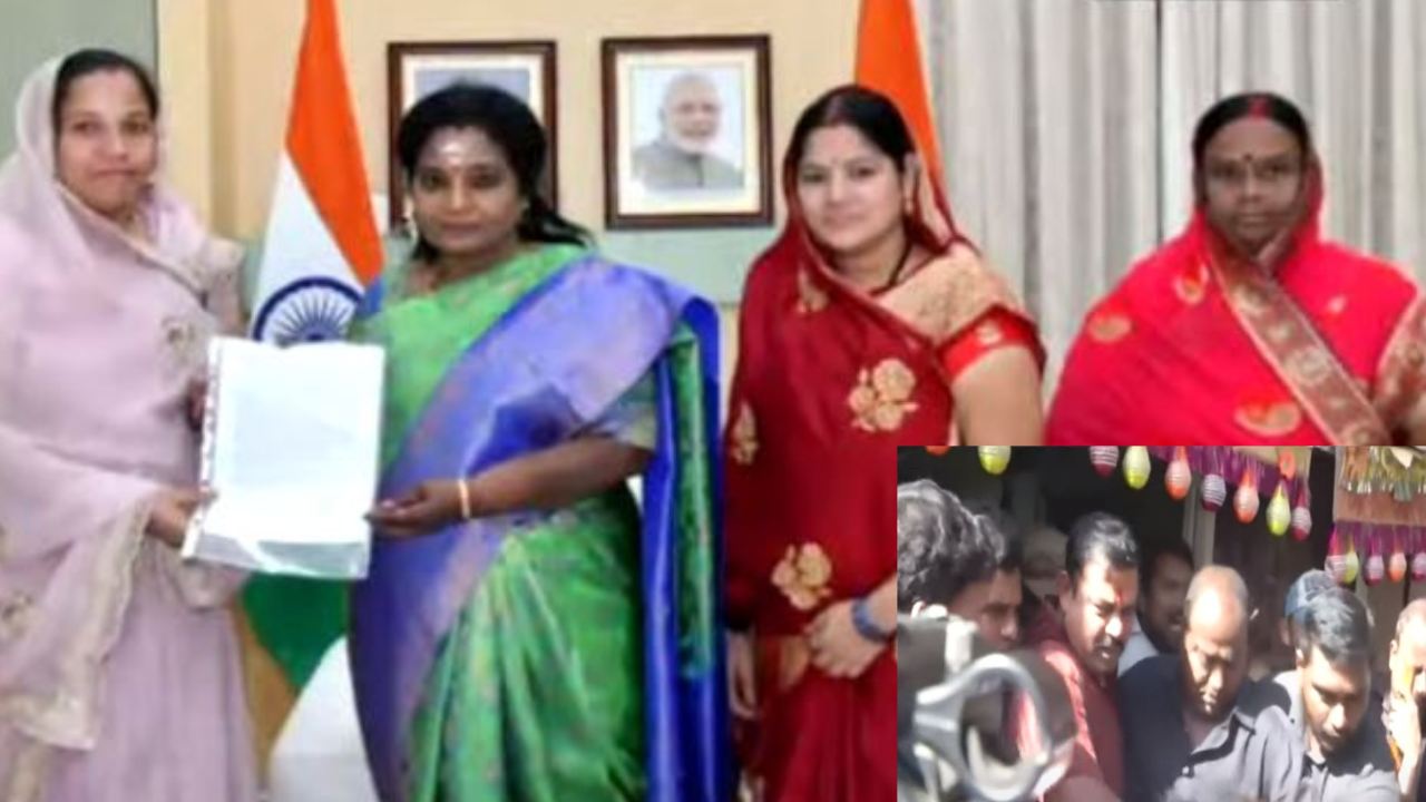 Rajasingh’s Wife Meet Governor : గవర్నర్ తమిళిసైని కలిసిన ఎమ్మెల్యే రాజాసింగ్ భార్య Rajasingh’s Wife Meet Governor : గవర్నర్ తమిళిసైని కలిసిన ఎమ్మెల్యే రాజాసింగ్ భార్య