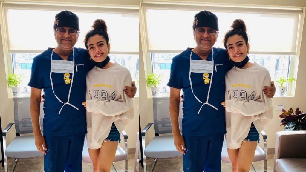 Rashmika Mandanna Meets Dr Gurava Reddy