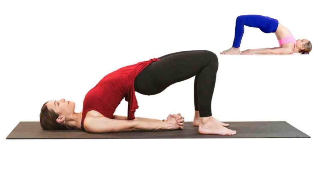 Sethu Bandhana Sarvangasana to reduce migraine headaches!
