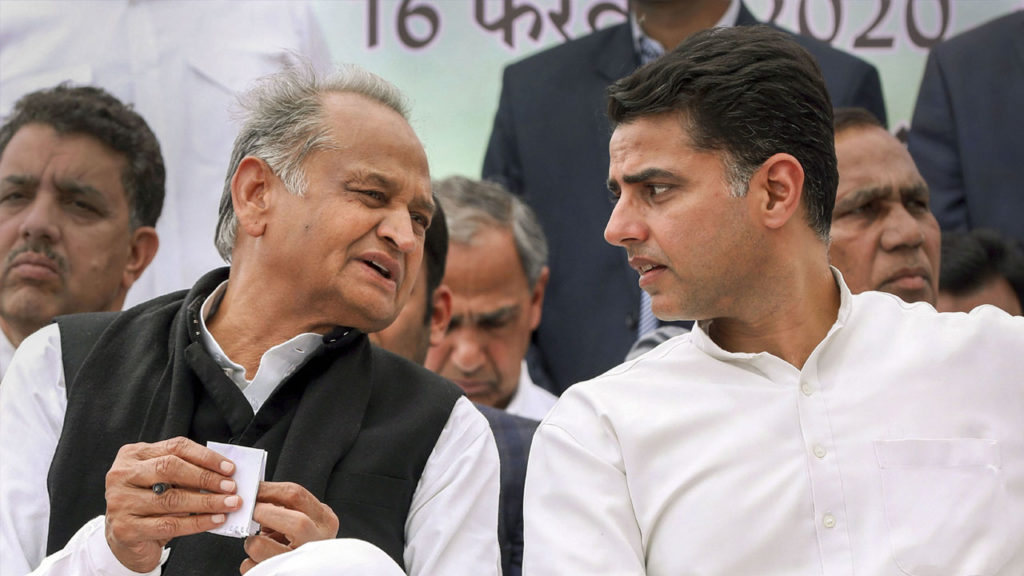 Political high drama Rajastan CM chair, Gehlot all efforts is to prevent Pilot
