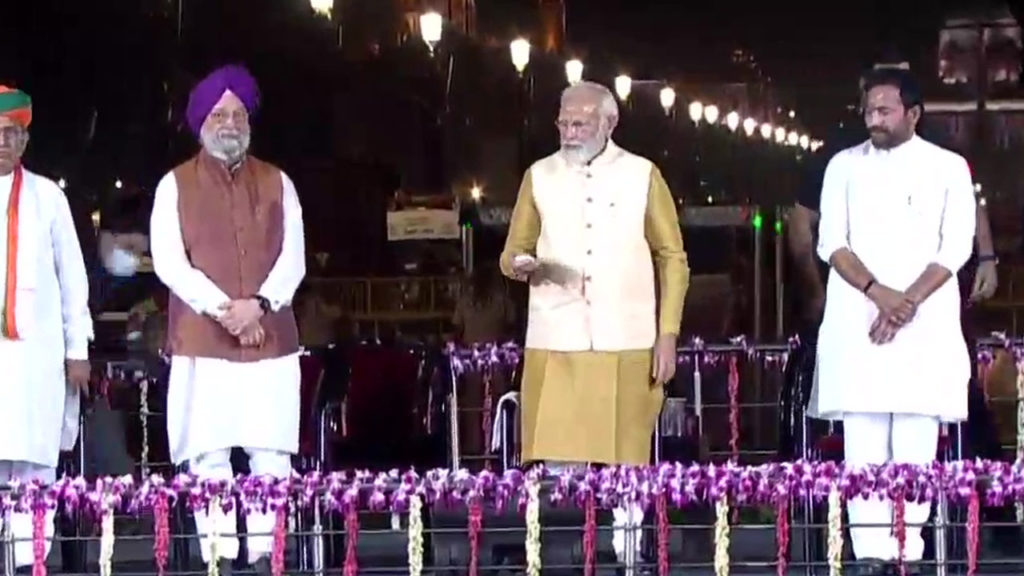 PM Modi inaugurates all new redeveloped Central Vista Avenue
