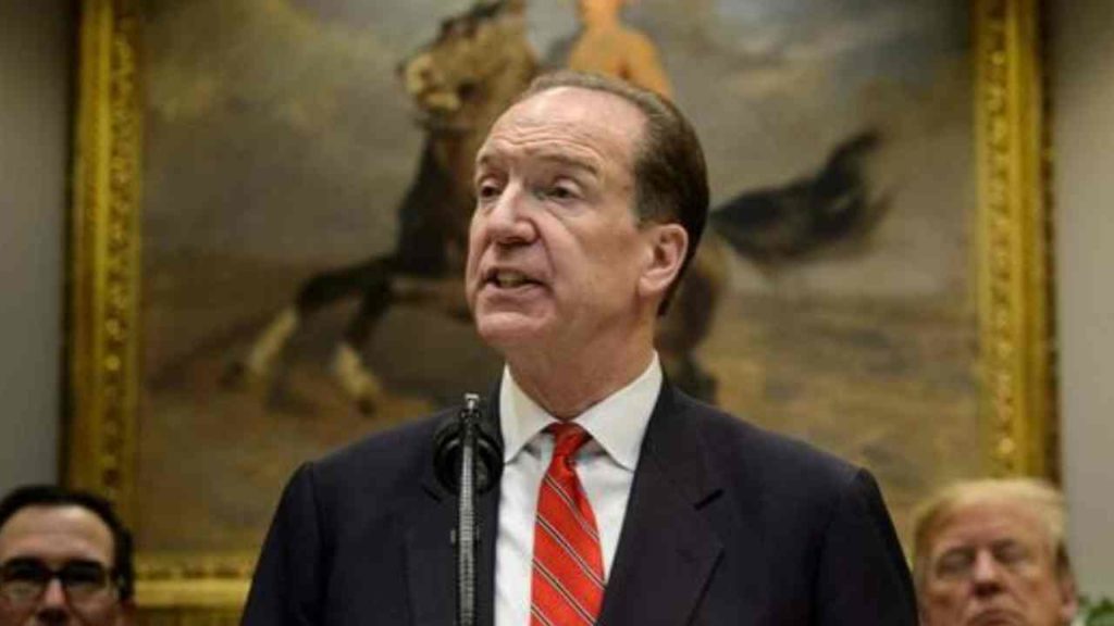 World Bank president David Malpass