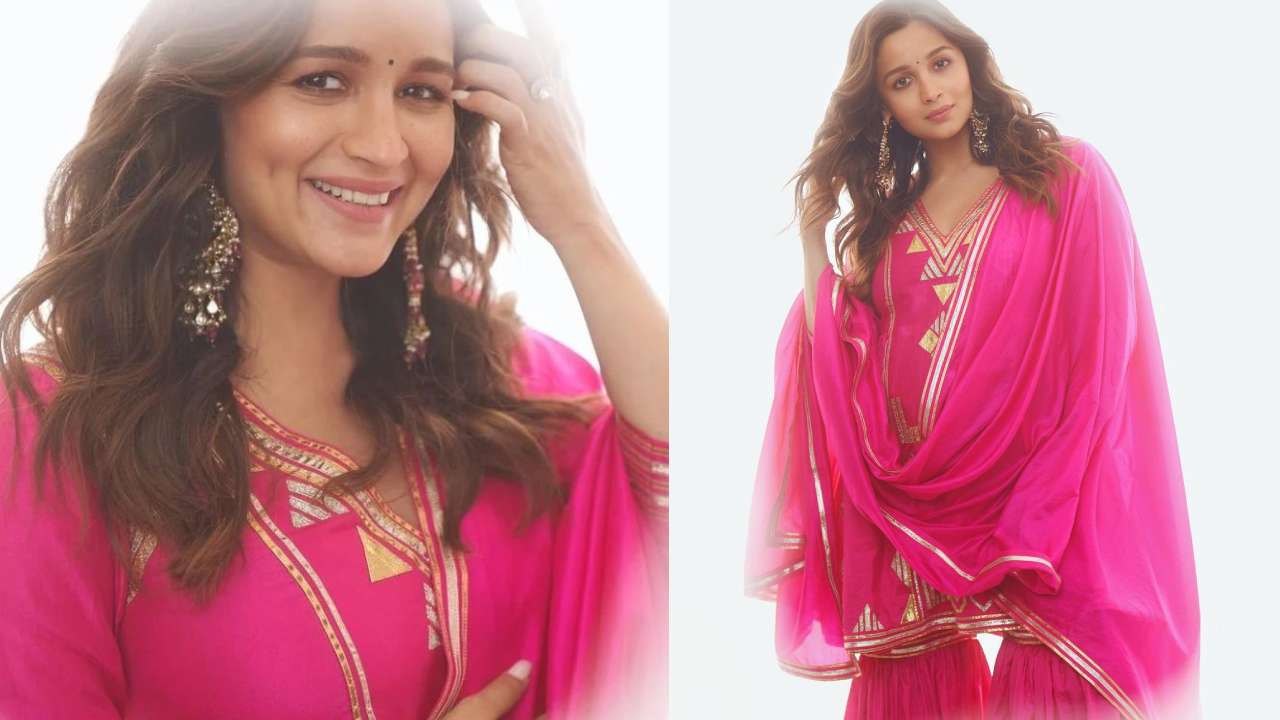Alia Bhatt : బ్రహ్మాస్త్ర ప్రమోషన్స్ లో పింక్ డ్రెస్ తో మెరిపించిన అలియా భట్