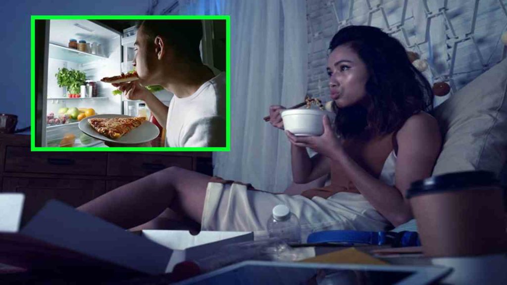 eating in the middle of the night
