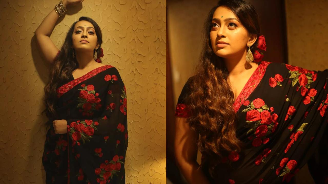 Ester Noronha : చీకట్లో.. చీరలో ఫోజులిస్తున్న బొద్దుగుమ్మ ఎస్తర్ నోరాన్హా