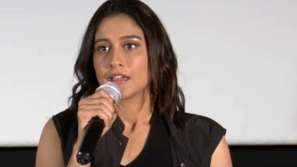 Regina Cassandraa fires on reporters in saakini daakini pressmeet