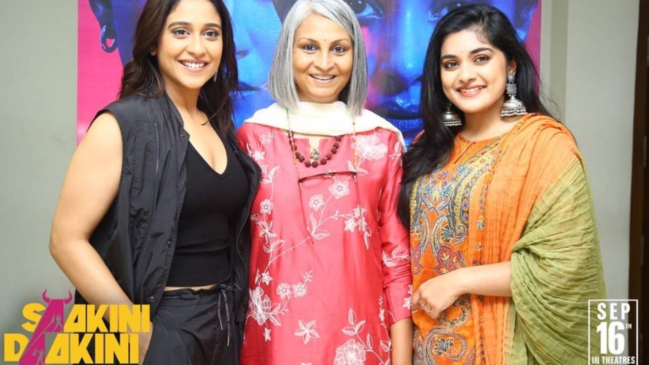 Saakini Daakini : శాకిని డాకిని ప్రమోషన్స్ లో నివేదా, రెజీనా..
