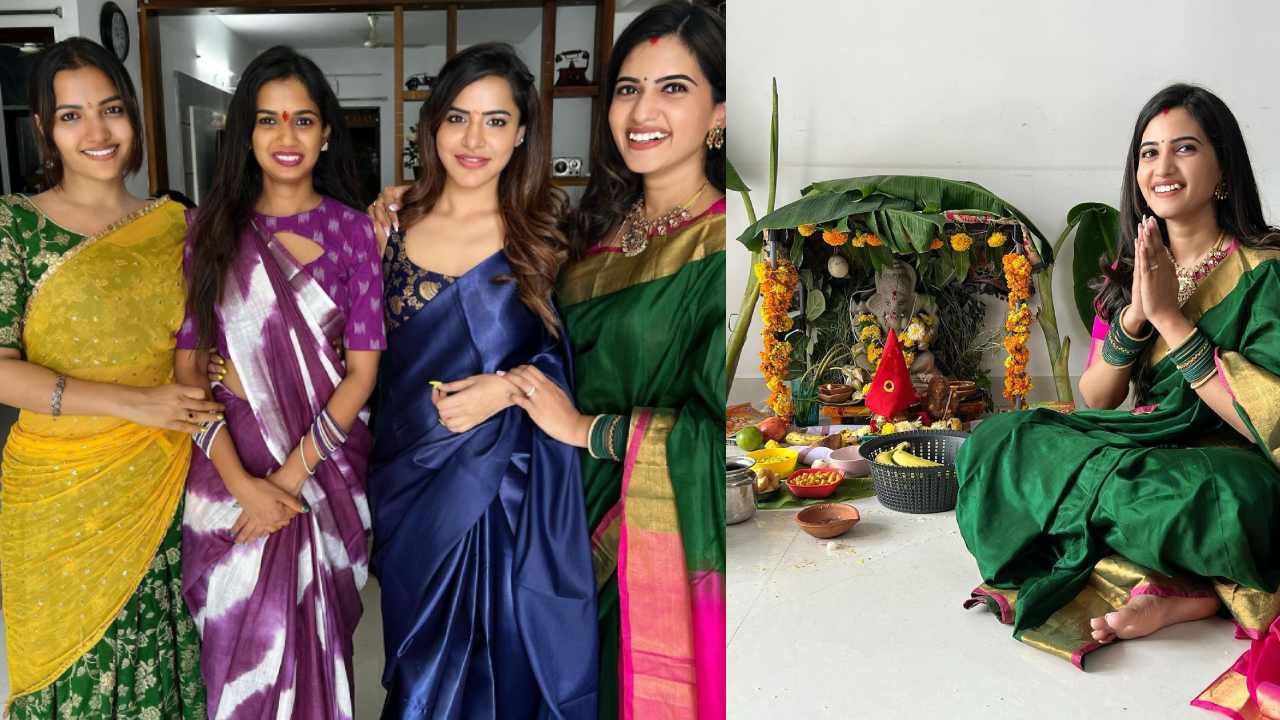 Anchor sravanthi Chokkarapu : యాంకర్ స్రవంతి చొక్కారపు ఇంట్లో బిగ్ బాస్ ఫ్రెండ్స్ తో వినాయకచవితి సెలెబ్రేషన్స్