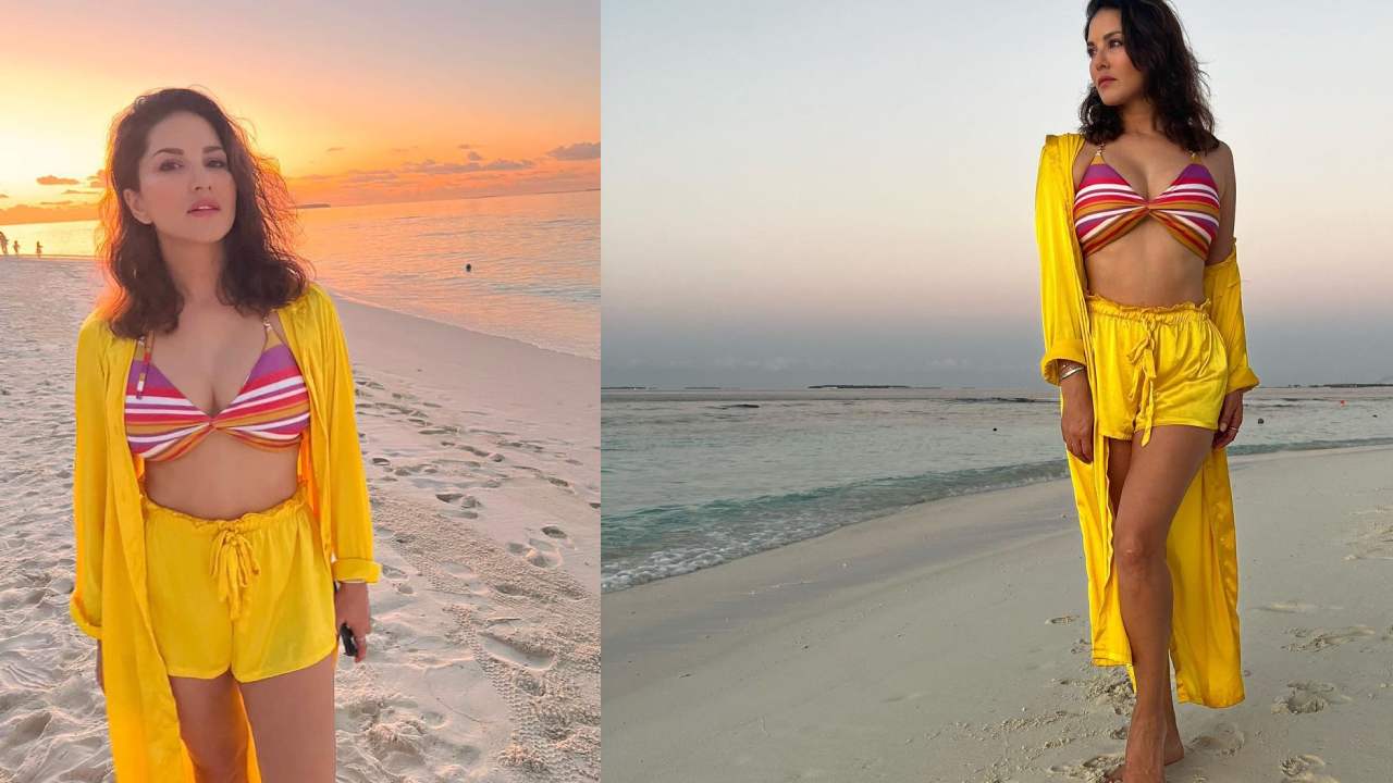 Sunny Leone : బీచ్‌లో వయ్యారాలు పోతున్న సన్నీ లియోన్