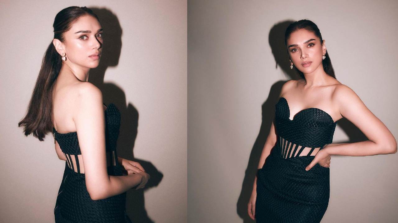 Aditi Rao Hydari: బ్లాక్ అవుట్ ఫిట్ డ్రెస్ లో హీటేక్కిస్తున్న అదితిరావు హైదరి..