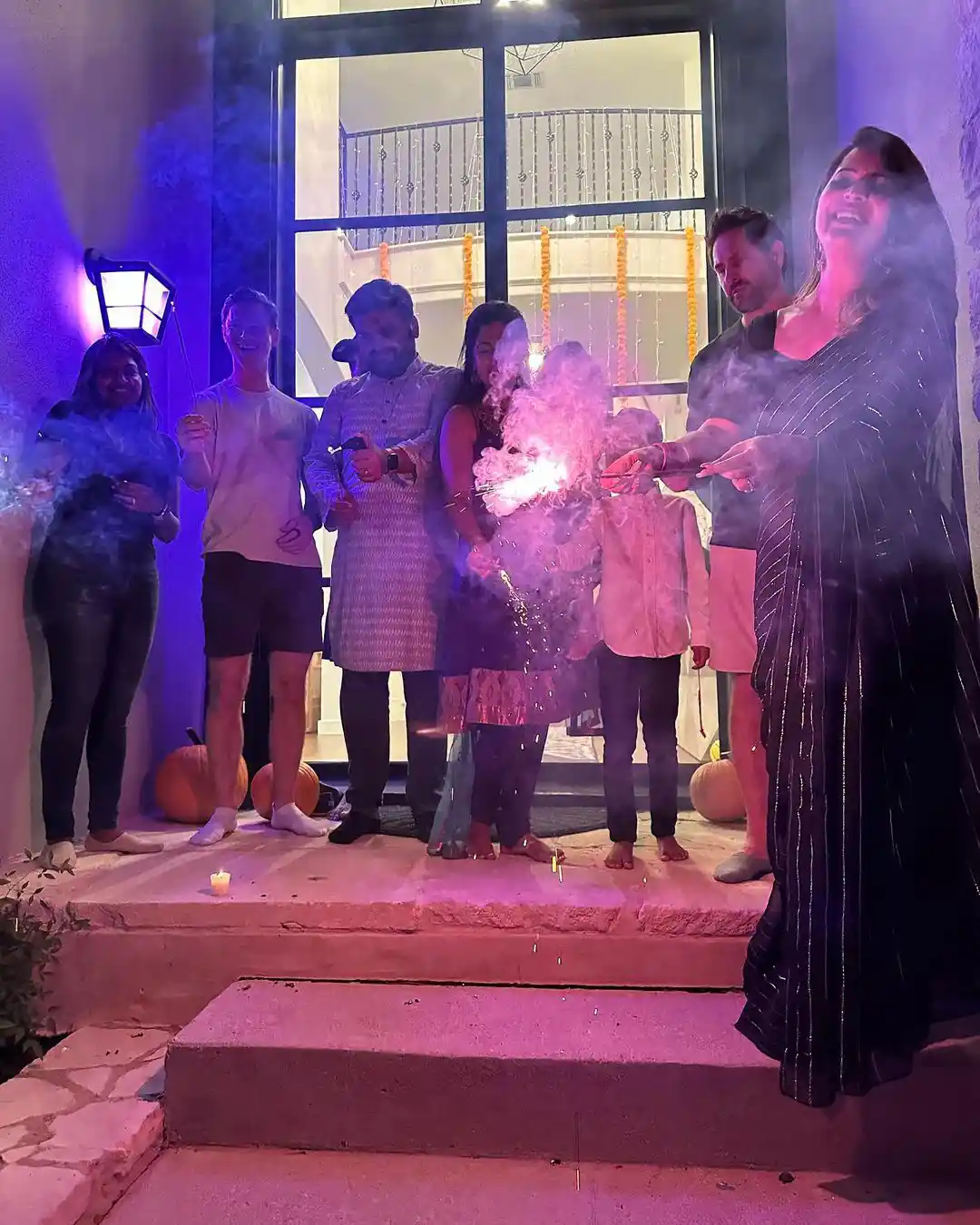 Anasuya Bharadwaj Diwali Celebration Pics