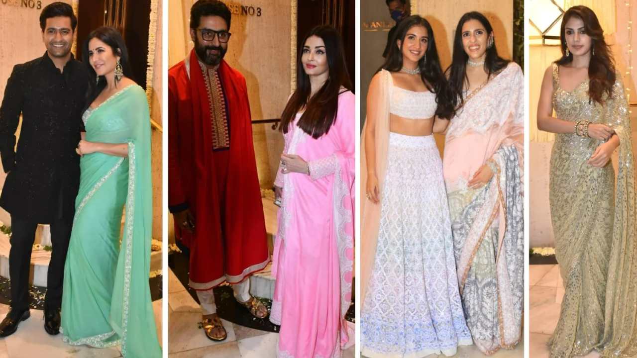 Bollywood Celebrities At Manish Malhotra Diwali Party