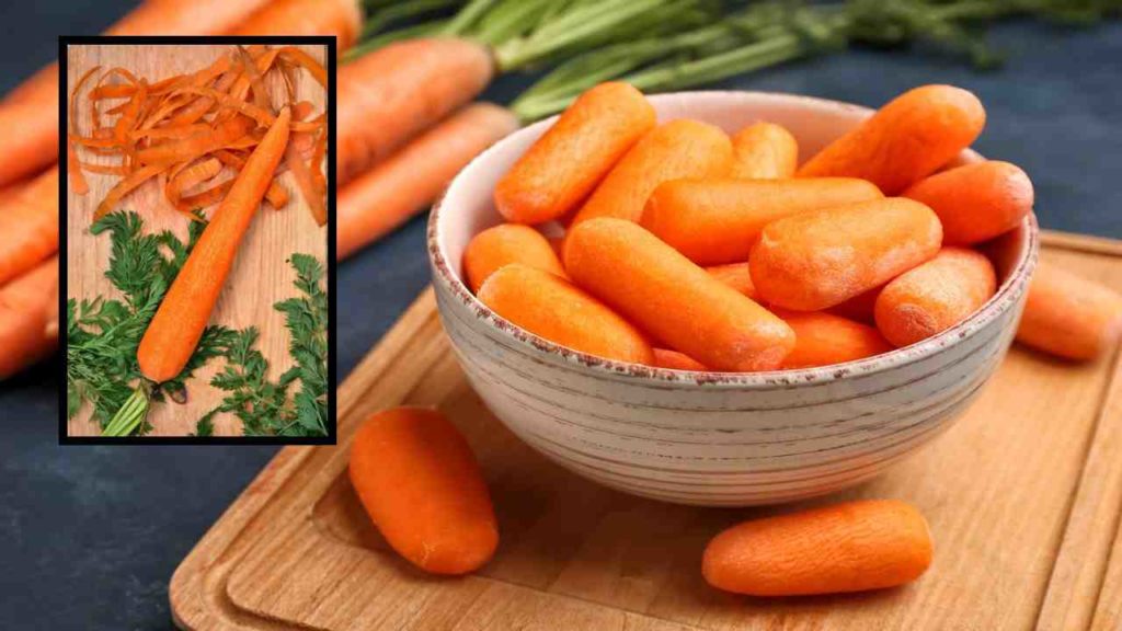 Did you know that the skin on the top of the carrot contains nutrients that the body needs_