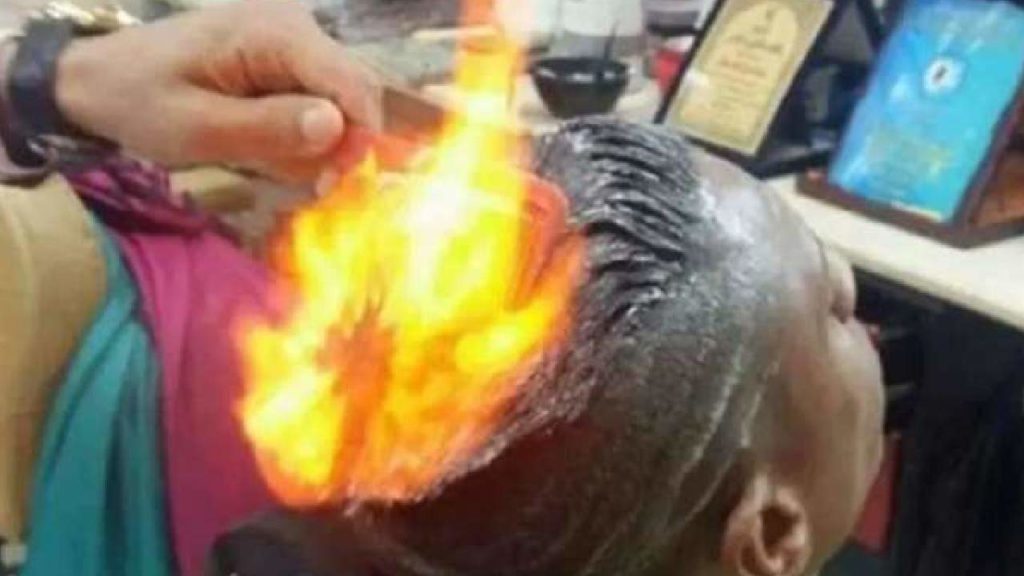 Fire Haircut