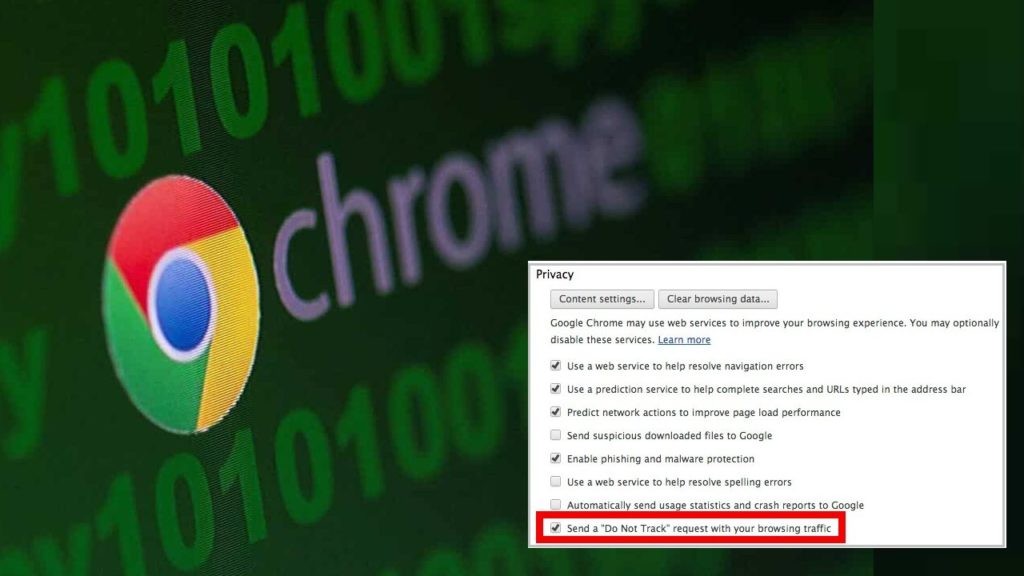 Google Chrome's data tracking _ Here's how to send ‘Do not track' request
