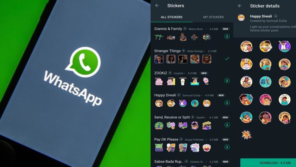 How to send Happy Diwali 2022 stickers on WhatsApp