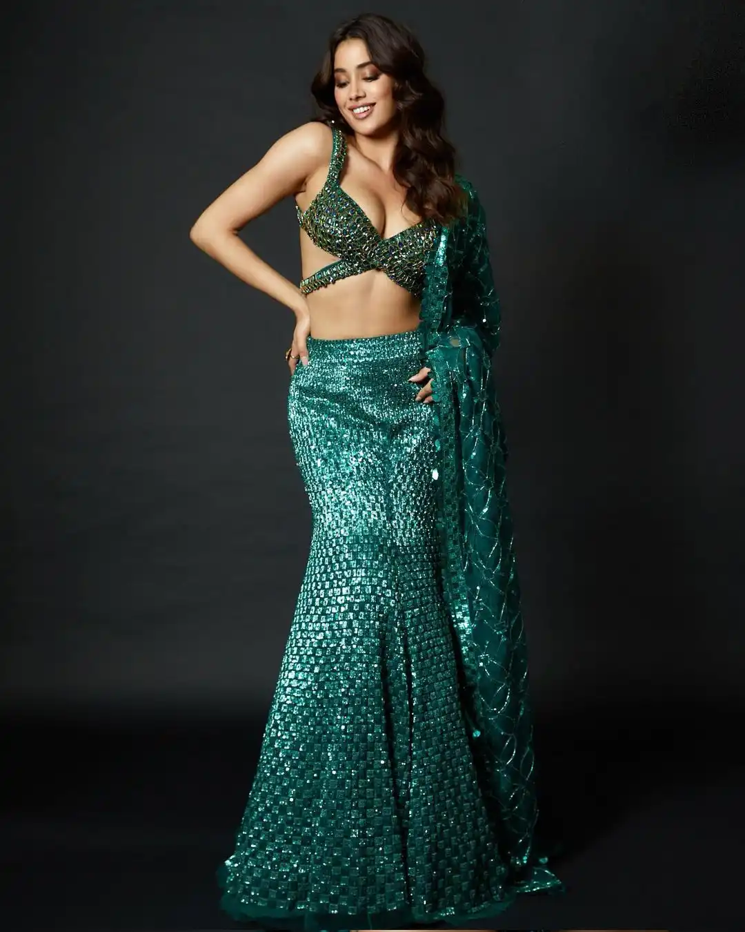 Janhvi Kapoor Steals The Hearts In Lehenga Wear
