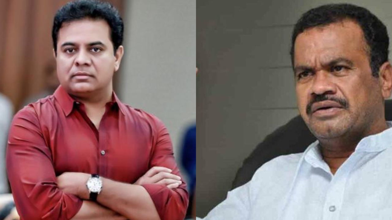 KTR-Komatireddy Venkatareddy : ‘కోవర్టు రెడ్లు’ అంటూ చేసిన వ్యాఖ్యలపై కేటీఆర్కు కోమటిరెడ్డి వెంకట్ రెడ్డి కౌంటర్ KTR-Komatireddy Venkatareddy : ‘కోవర్టు రెడ్లు’ అంటూ చేసిన వ్యాఖ్యలపై కేటీఆర్కు కోమటిరెడ్డి వెంకట్ రెడ్డి కౌంటర్