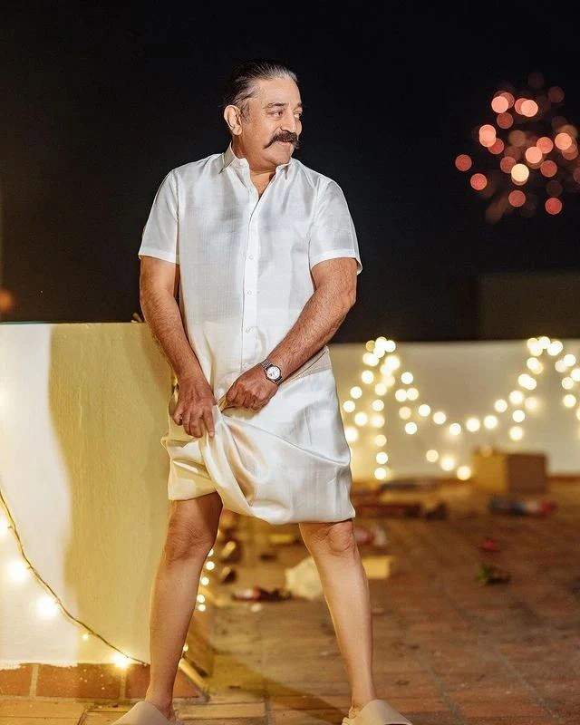 Kamal Haasan Traditional Looks Pics