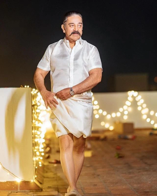 Kamal Haasan Traditional Looks Pics