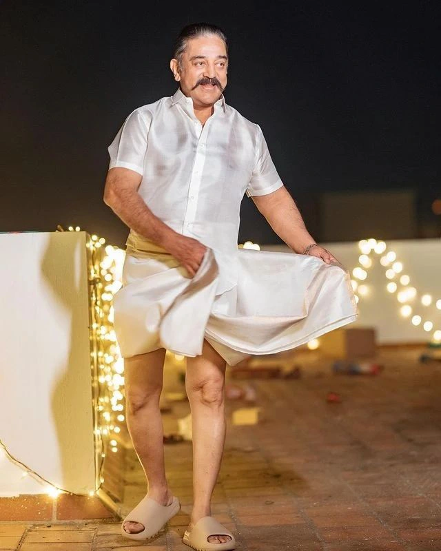 Kamal Haasan Traditional Looks Pics
