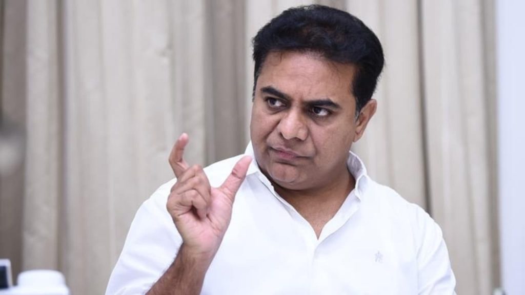 Minister KTR satires BJP ‘washing powder Nirma’..