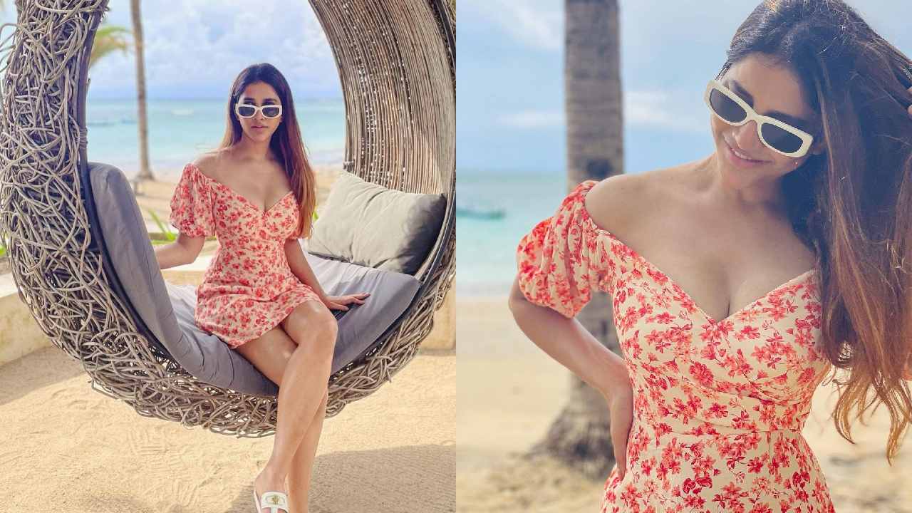 Nabha Natesh: బీచ్ ఒడ్డున షార్ట్ డ్రెస్ లో నభా నటేష్ అందాలు..