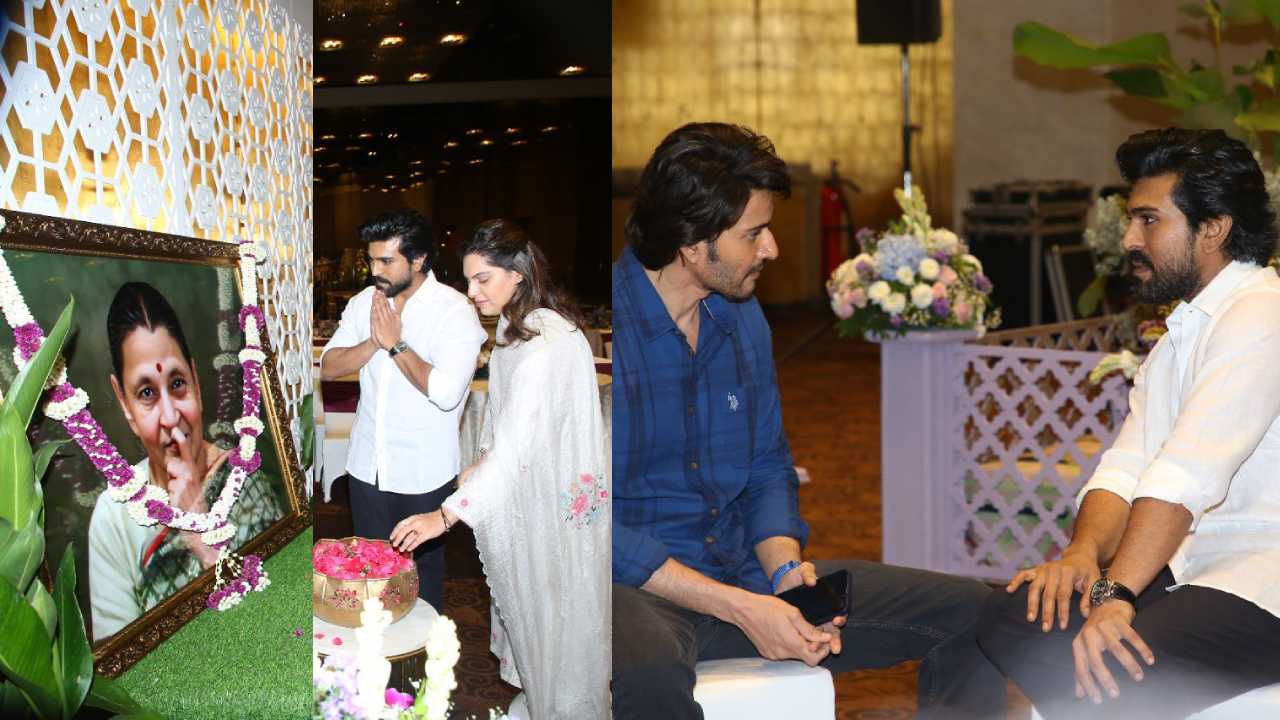 Ram Charan: ఇందిరా దేవి గారి సంస్మరణ సభకు హాజరైన చరణ్ అండ్ ఉపాసన.. Ram Charan: ఇందిరా దేవి గారి సంస్మరణ సభకు హాజరైన చరణ్ అండ్ ఉపాసన..