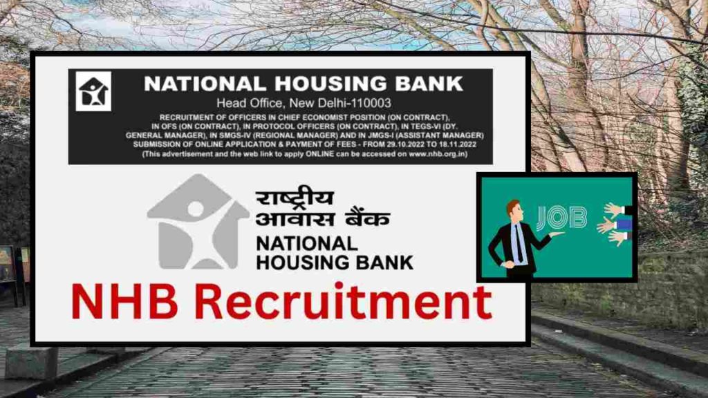 Recruitment of posts on contract basis in National Housing Bank