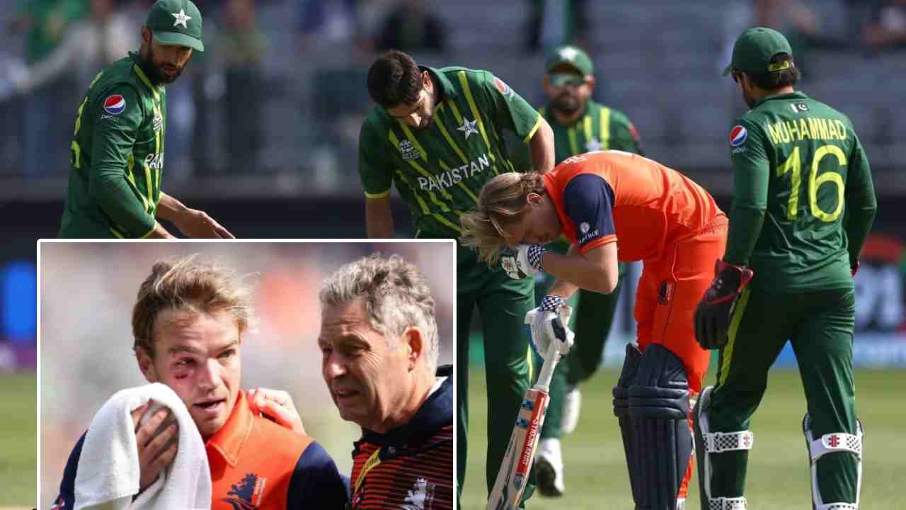 T20 World Cup: బాబోయ్.. 142 కి.మీ వేగంతో దూసుకొచ్చిన బంతి.. కుప్పకూలిన నెదర్లాండ్ బ్యాట్స్మెన్ T20 World Cup: బాబోయ్.. 142 కి.మీ వేగంతో దూసుకొచ్చిన బంతి.. కుప్పకూలిన నెదర్లాండ్ బ్యాట్స్మెన్