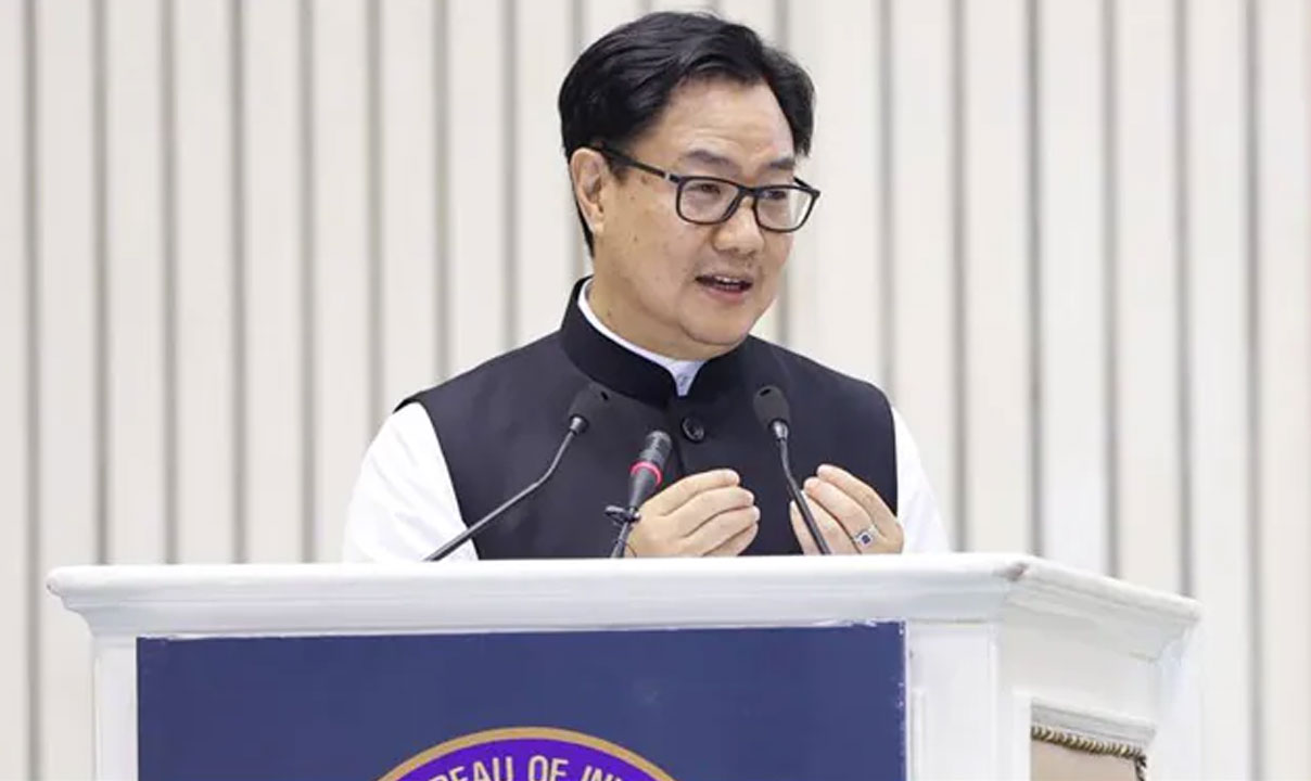 Kiren Rijiju: జడ్జిల నియామకం ప్రభుత్వం చేయాలి.. కొలీజియంపై మరోసారి విమర్శలు గుప్పించిన కేంద్ర న్యాయశాఖ మంత్రి Kiren Rijiju: జడ్జిల నియామకం ప్రభుత్వం చేయాలి.. కొలీజియంపై మరోసారి విమర్శలు గుప్పించిన కేంద్ర న్యాయశాఖ మంత్రి