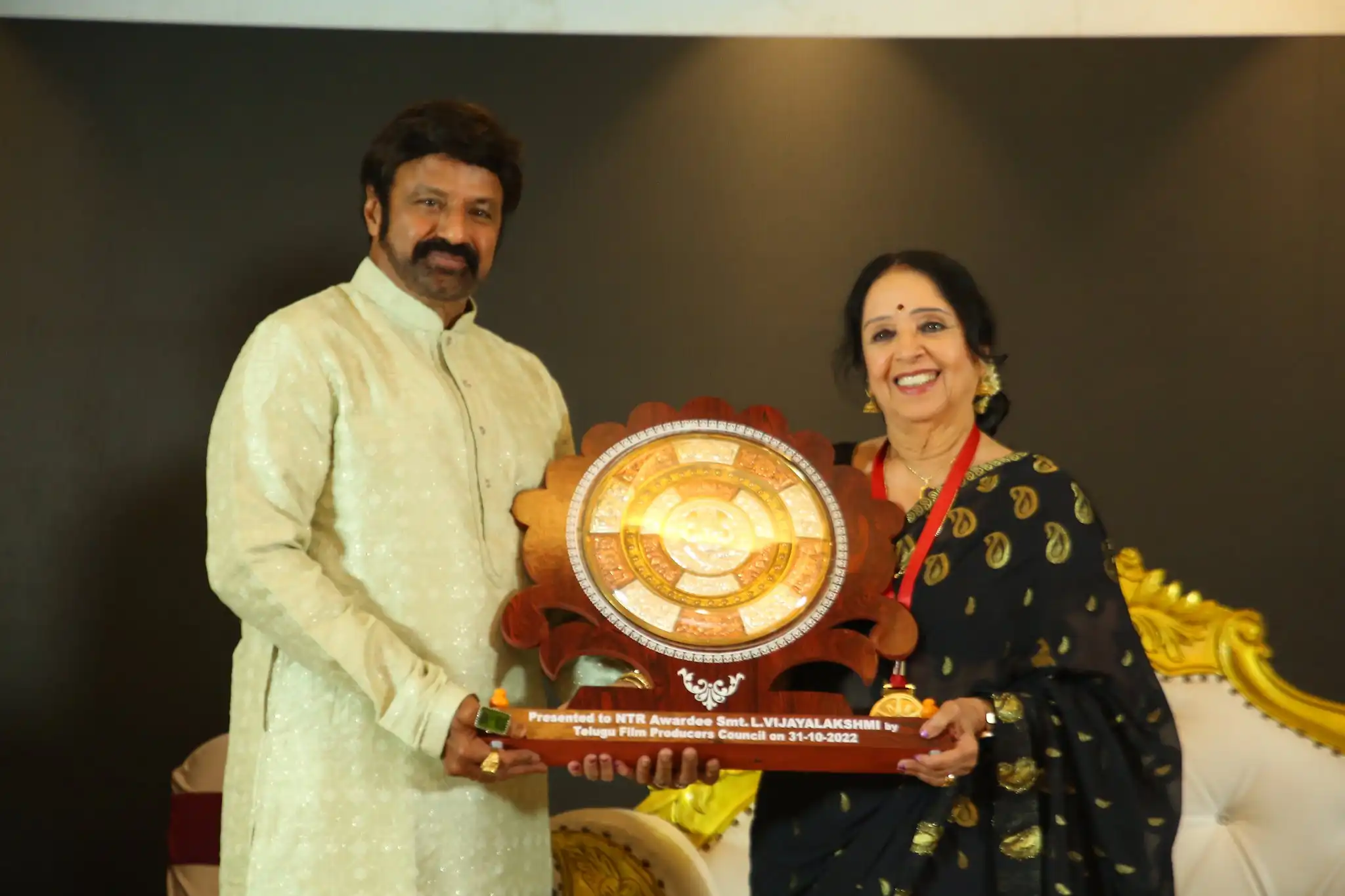 Veteran Actress L.Vijaya Lakshmi Fecilitated With NTR Centenary Award