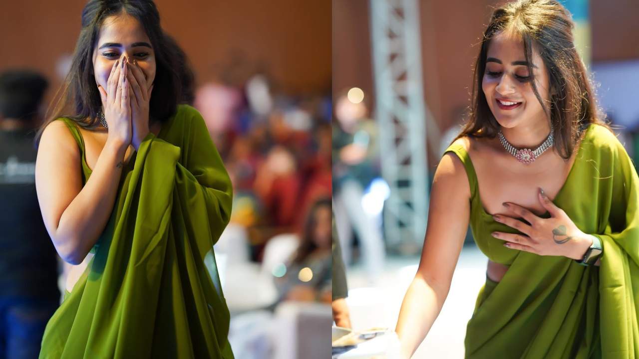 Deepthi Sunaina : పచ్చందనమే పచ్చదనమే.. తొలి తొలి వలపే పచ్చదనమే.. పచ్చని చీరలో దీప్తి సునైనా..