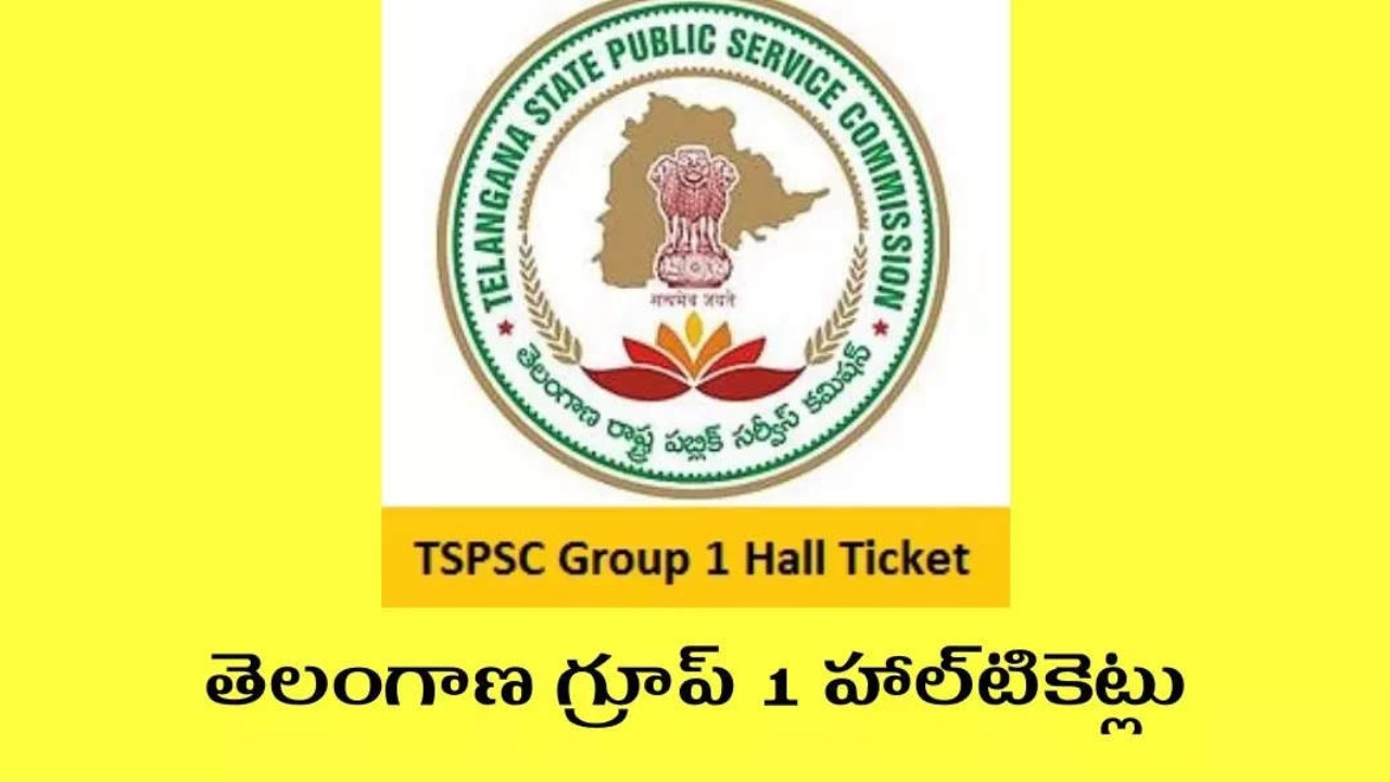 Group-1 Hall Tickets : టీఎస్పీఎస్సీ వెబ్సైట్లో గ్రూప్-1 ప్రిలిమినరీ పరీక్ష హాల్ టికెట్లు Group-1 Hall Tickets : టీఎస్పీఎస్సీ వెబ్సైట్లో గ్రూప్-1 ప్రిలిమినరీ పరీక్ష హాల్ టికెట్లు