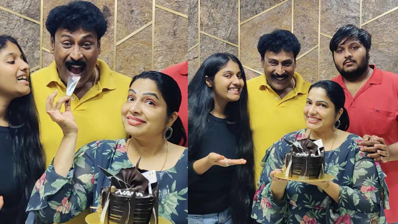 Jackie Birthday Celebrations : ఫ్యామిలీతో సీరియల్ యాక్టర్ జాకీ బర్త్‌డే సెలబ్రేషన్స్