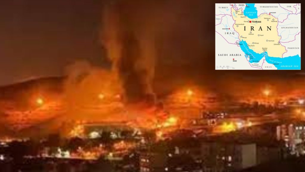 massive fire accident