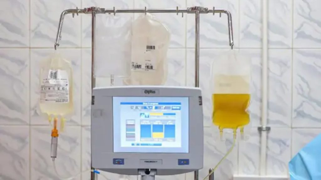 plasma to patient-Mosambi juice
