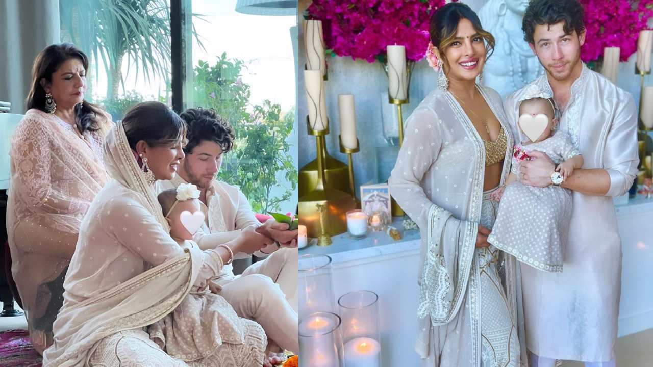Priyanka Chopra : ఫ్యామిలీతో ప్రియాంక చోప్రా దీపావళి పూజలు.. కూతురి ఫేస్ దాచేసిందిగా.. Priyanka Chopra : ఫ్యామిలీతో ప్రియాంక చోప్రా దీపావళి పూజలు.. కూతురి ఫేస్ దాచేసిందిగా..