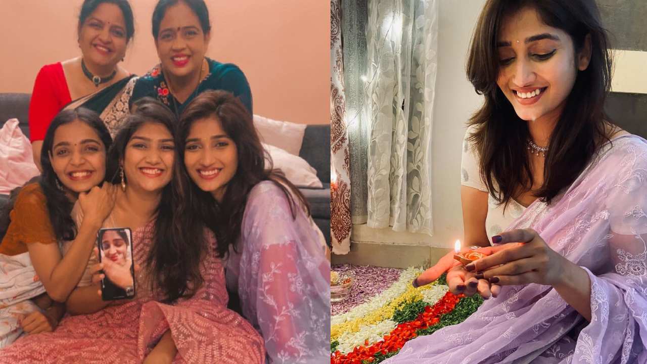 Priya Vadlamani : ఫ్యామిలీతో కలిసి హీరోయిన్ ప్రియా వడ్లమాని దివాళీ సెలబ్రేషన్స్..